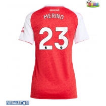 Arsenal Mikel Merino #23 Hjemmedrakt Dame 2025-26 Kortermet